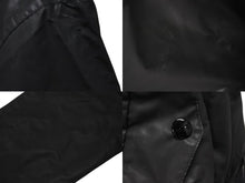 画像をギャラリービューアに読み込む, Jean Paul GAULTIER ジャンポール ゴルチェ フードジャケット ブルゾン サイズ9 ブラック ロングリブ 合成ゴム 総柄 美品 中古 4b002365
