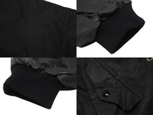 画像をギャラリービューアに読み込む, Jean Paul GAULTIER ジャンポール ゴルチェ フードジャケット ブルゾン サイズ9 ブラック ロングリブ 合成ゴム 総柄 美品 中古 4b002365