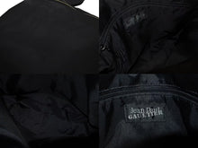 画像をギャラリービューアに読み込む, Jean Paul Gaultier ジャンポールゴルチェ ハンドバッグ ドラゴン タトゥー ブラック グレー ナイロン シルバー金具 龍 良品 中古 4b002366