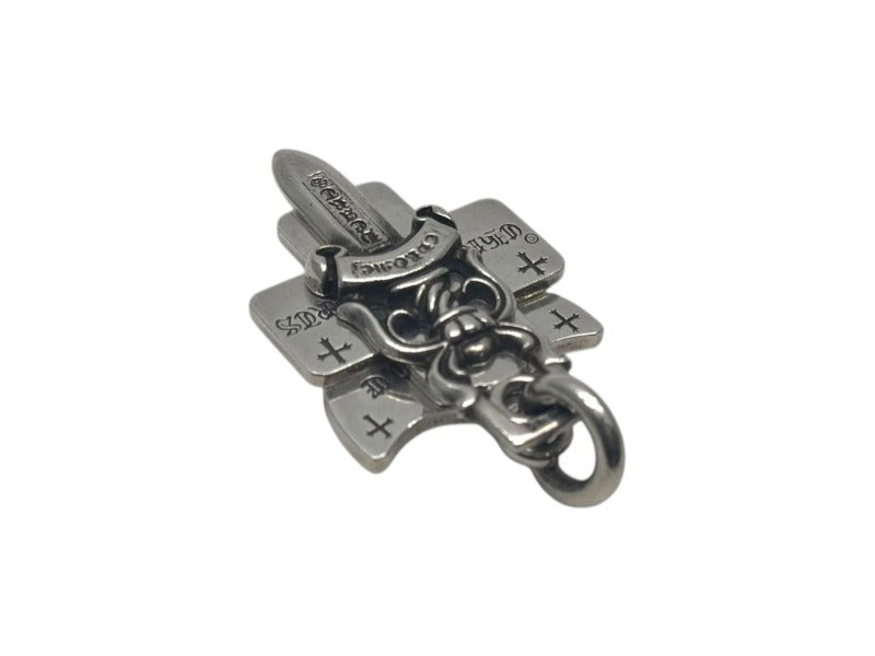 CHROME HEARTS 3 TRINKETS Pendant Charm Weight approx. 24.0g .925 Stamped Silver 925 Good Condition Used 4b002371
