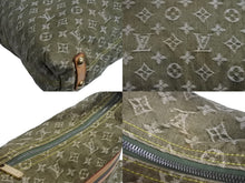 画像をギャラリービューアに読み込む, LOUIS VUITTON ルイヴィトン バギーPM ショルダーバッグ M95213 モノグラムデニム カーキ ゴールド 美品 中古 4b002372