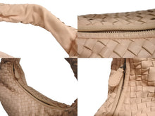 Load image into Gallery viewer, BOTTEGAVENETA ボッテガヴェネタ イントレチャート ホーボー ワンショルダーバッグ 189227 レザー ピンク 鞄 肩掛け 美品 中古 4b002373