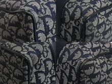 Load image into Gallery viewer, Christian Dior クリスチャンディオール スピーディ25 ハンドバッグ トロッター PZ0501 ネイビー ゴールド金具 美品 中古 4b002374