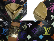 Load image into Gallery viewer, 極美品 LOUIS VUITTON ルイヴィトン スピーディ30 村上隆 ハンドバッグ M92642 モノグラム マルチカラー ブラック 中古 4b002375