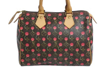 Load image into Gallery viewer, 極美品 LOUIS VUITTON ルイヴィトン スピーディ25 ハンドバッグ M95009 モノグラム チェリー レザー 村上隆 中古 4b002376