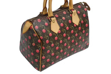 Load image into Gallery viewer, 極美品 LOUIS VUITTON ルイヴィトン スピーディ25 ハンドバッグ M95009 モノグラム チェリー レザー 村上隆 中古 4b002376