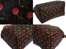 Load image into Gallery viewer, 極美品 LOUIS VUITTON ルイヴィトン スピーディ25 ハンドバッグ M95009 モノグラム チェリー レザー 村上隆 中古 4b002376