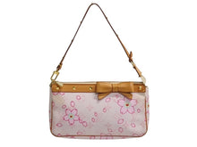 Load image into Gallery viewer, 極美品 LOUIS VUITTON ルイヴィトン ハンドバッグ ポシェットアクセソワール チェリーブロッサム 村上隆氏 M92007 中古 4b002377
