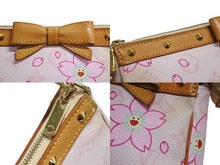 Load image into Gallery viewer, 極美品 LOUIS VUITTON ルイヴィトン ハンドバッグ ポシェットアクセソワール チェリーブロッサム 村上隆氏 M92007 中古 4b002377