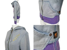 画像をギャラリービューアに読み込む, TRUNKSHOW トランクショー ジップアップパーカー 500着限定 刺繍 ブルー パープル イエロー コットン フリーサイズ 美品 中古 4b002381