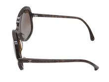 画像をギャラリービューアに読み込む, CHANEL シャネル オーバル サングラス ブラウン ラメ ココマーク プラスチック アイウェア 小物 ロゴ カラーレンズ 56☐19 5320 美品 中古 4b002388