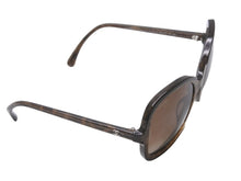 画像をギャラリービューアに読み込む, CHANEL シャネル オーバル サングラス ブラウン ラメ ココマーク プラスチック アイウェア 小物 ロゴ カラーレンズ 56☐19 5320 美品 中古 4b002388