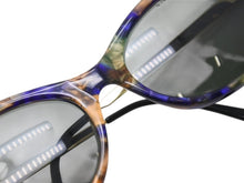 画像をギャラリービューアに読み込む, 極美品 GUCCI グッチ サングラス キャッツアイシェイプ GG2127/S プラスチック ブラウン ブルー ゴールド 中古 4b002390