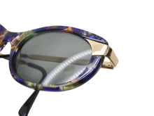 画像をギャラリービューアに読み込む, 極美品 GUCCI グッチ サングラス キャッツアイシェイプ GG2127/S プラスチック ブラウン ブルー ゴールド 中古 4b002390