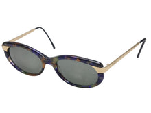 画像をギャラリービューアに読み込む, 極美品 GUCCI グッチ サングラス キャッツアイシェイプ GG2127/S プラスチック ブラウン ブルー ゴールド 中古 4b002390