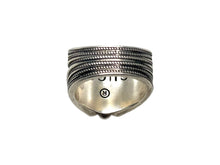 画像をギャラリービューアに読み込む, GUCCI グッチ インターロッキングG スターリング 指輪 イタリア製 シルバー925 21.5g サイズ13号 美品 中古 4b002393