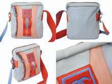 Load image into Gallery viewer, CHANEL シャネル スポーツライン ショルダーバッグ 7番台 ココマーク ナイロンキャンバス ブルー レッド 良品 中古 4b002395
