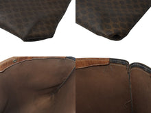 画像をギャラリービューアに読み込む, CELINE セリーヌ トートバッグ マカダム柄 ベージュ ブラウン PVC レザー ゴールド金具 良品 中古 4b002398