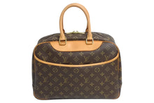 Load image into Gallery viewer, LOUIS VUITTON ルイヴィトン モノグラム ドーヴィル ハンドバッグ M47270 ブラウン ロゴ 鞄 美品 中古 4b002399