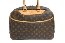 Load image into Gallery viewer, LOUIS VUITTON ルイヴィトン モノグラム ドーヴィル ハンドバッグ M47270 ブラウン ロゴ 鞄 美品 中古 4b002399