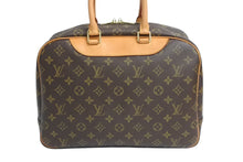 Load image into Gallery viewer, LOUIS VUITTON ルイヴィトン モノグラム ドーヴィル ハンドバッグ M47270 ブラウン ロゴ 鞄 美品 中古 4b002399