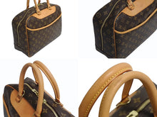 Load image into Gallery viewer, LOUIS VUITTON ルイヴィトン モノグラム ドーヴィル ハンドバッグ M47270 ブラウン ロゴ 鞄 美品 中古 4b002399
