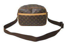 画像をギャラリービューアに読み込む, LOUIS VUITTON ルイヴィトン リポーターPM ショルダーバッグ M45254 モノグラム ブラウン ゴールド金具 美品 中古 4b002401