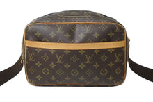 画像をギャラリービューアに読み込む, LOUIS VUITTON ルイヴィトン リポーターPM ショルダーバッグ M45254 モノグラム ブラウン ゴールド金具 美品 中古 4b002401