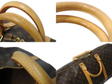 画像をギャラリービューアに読み込む, LOUIS VUITTON ルイヴィトン モノグラム キーポルバンドリエール50 ブラウン M41416 ボストンバッグ 旅行バッグ ロゴ ゴールド金具 美品 中古 4b002403