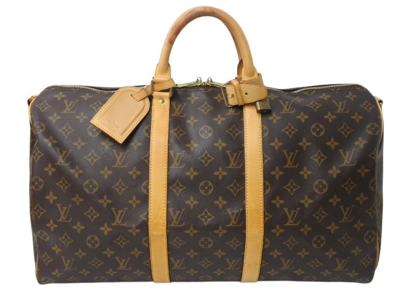 LOUIS VUITTON ルイヴィトン キーポル バンドリエール 50 モノグラムキャンバス M41416 ボストンバッグ 良品 中古 4b002404