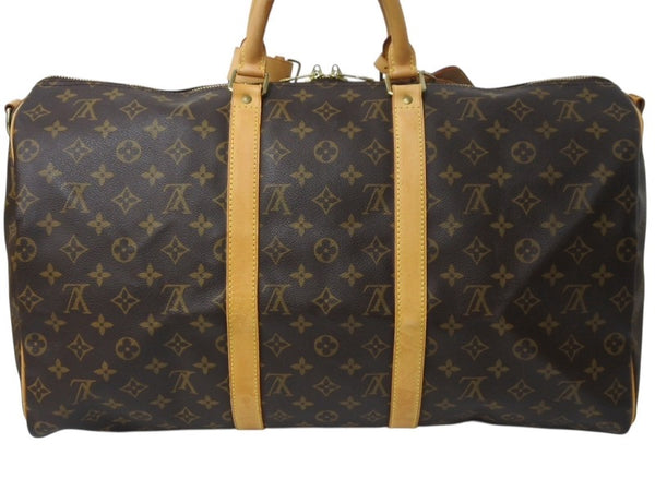 LOUIS VUITTON Keepall Bandouliere 50 Monogram Canvas M41416 Boston Bag Good Used 4b002404