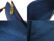 画像をギャラリービューアに読み込む, 極美品 LOUIS VUITTON ルイヴィトン ポシェット アクセソワール ワンショルダーバッグ M52945 エピ レザー ブルー 中古 4b002406