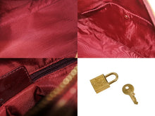 画像をギャラリービューアに読み込む, CHRISTIAN DIOR クリスチャンディオール ハンドバッグ スピーディ 25cm ボストン トロッター キャンバス ジャガード レッド 中古 4b002407
