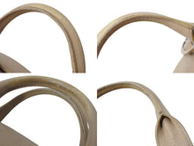 Load image into Gallery viewer, CHRISTIAN DIOR クリスチャンディオール カナージュ ミニボストンバッグ ハンドバッグ ロゴ金具 レザー ベージュ 美品 中古 4b002408