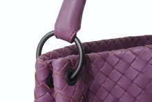 Load image into Gallery viewer, BOTTEGAVENETA ボッテガヴェネタ ハンドバッグ パープル 紫 B00974951B レザー ガンメタ金具 美品 中古 4b002410