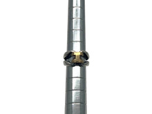 Load image into Gallery viewer, HERMES エルメス ヒストリー コンビリング 指輪 重量約10.8g サイズ52 AG925/AU750刻印 シルバー925 18K 10号 美品 中古 4b002414