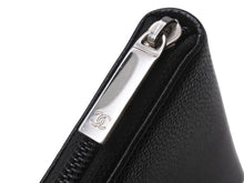 Load image into Gallery viewer, CHANEL シャネル ココマーク ラウンドファスナー 長財布 財布 A50071 18番台 キャビアスキン ブラック 良品 中古 4b002416