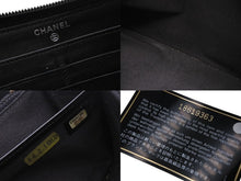 Load image into Gallery viewer, CHANEL シャネル ココマーク ラウンドファスナー 長財布 財布 A50071 18番台 キャビアスキン ブラック 良品 中古 4b002416