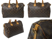 画像をギャラリービューアに読み込む, LOUIS VUITTON ルイヴィトン ショルダーバッグ 2way M41112 スピーディバンドリエール30 モノグラム 中古 4b002421