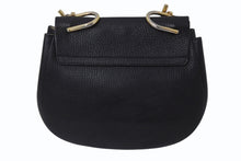 画像をギャラリービューアに読み込む, Chloe クロエ DREW ドリュー チェーンショルダーバッグ 02165665 レザー ブラック ゴールド金具 美品 中古 4b002422