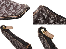 画像をギャラリービューアに読み込む, CHRISTIAN DIOR クリスチャンディオール コインケース トロッター柄 サドル キャンバス レザー ブラウン ゴールド金具 美品 中古 4b002430
