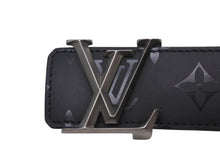画像をギャラリービューアに読み込む, LOUIS VUITTON ルイヴィトン サンチュール LVイニシャル 40MM ピラミッド ベルト M9346Q モノグラム イリュージョン 95/38 美品 中古 4b002431