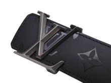 画像をギャラリービューアに読み込む, LOUIS VUITTON ルイヴィトン サンチュール LVイニシャル 40MM ピラミッド ベルト M9346Q モノグラム イリュージョン 95/38 美品 中古 4b002431