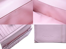 Load image into Gallery viewer, CHRISTIAN DIOR クリスチャンディオール 長財布 トロッター サドル 花柄 フローリア レザー キャンバス ピンク シルバー金具 良品 中古 4b002432