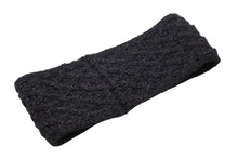 画像をギャラリービューアに読み込む, 極美品 CHANEL シャネル ヘアバンド CC ココマーク 17K ツイード ラメ カシミヤウール チャコールグレー 中古 4b002434