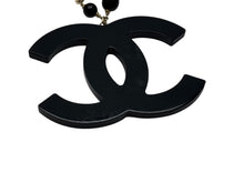 Load image into Gallery viewer, CHANEL シャネル ココマーク ネックレス 重量約57.4g 10A刻印 メタル レジン カラーストーン GP ゴールド ブラック ホワイト 美品 中古 4b002436