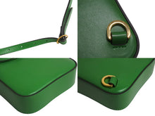 画像をギャラリービューアに読み込む, 新品未使用 GUCCI グッチ 3WAYショルダーバッグ バックパック ハンドバッグ 702106 バンブー グリーン ゴールド金具 中古 4b002444