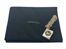 Load image into Gallery viewer, 極美品 CHANEL シャネル ネックレス 重量約78.9g B22C刻印 ココマーク ブック型 メタル GP ゴールド ブラック 中古 4b002450