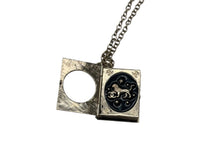 Load image into Gallery viewer, 極美品 CHANEL シャネル ネックレス 重量約78.9g B22C刻印 ココマーク ブック型 メタル GP ゴールド ブラック 中古 4b002450