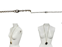Load image into Gallery viewer, 極美品 CHANEL シャネル ネックレス 重量約78.9g B22C刻印 ココマーク ブック型 メタル GP ゴールド ブラック 中古 4b002450